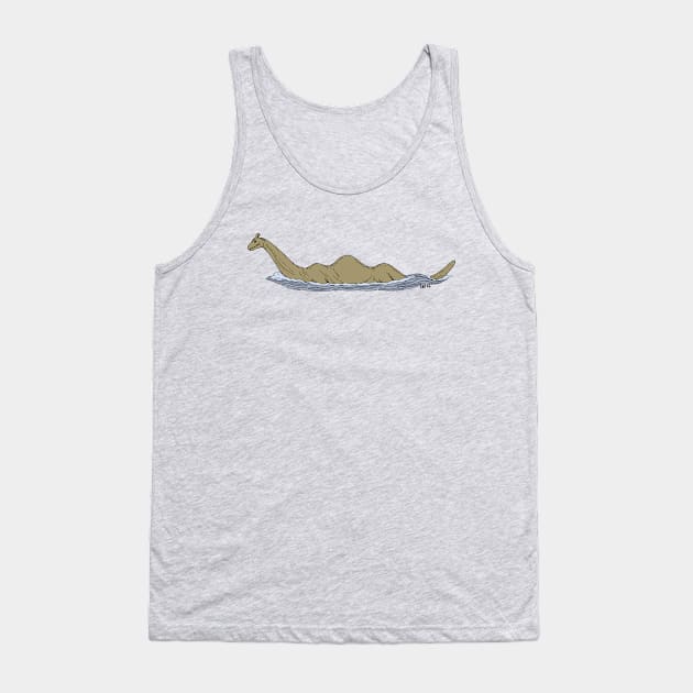 Nessie the Loch Ness Monster Tank Top by AzureLionProductions